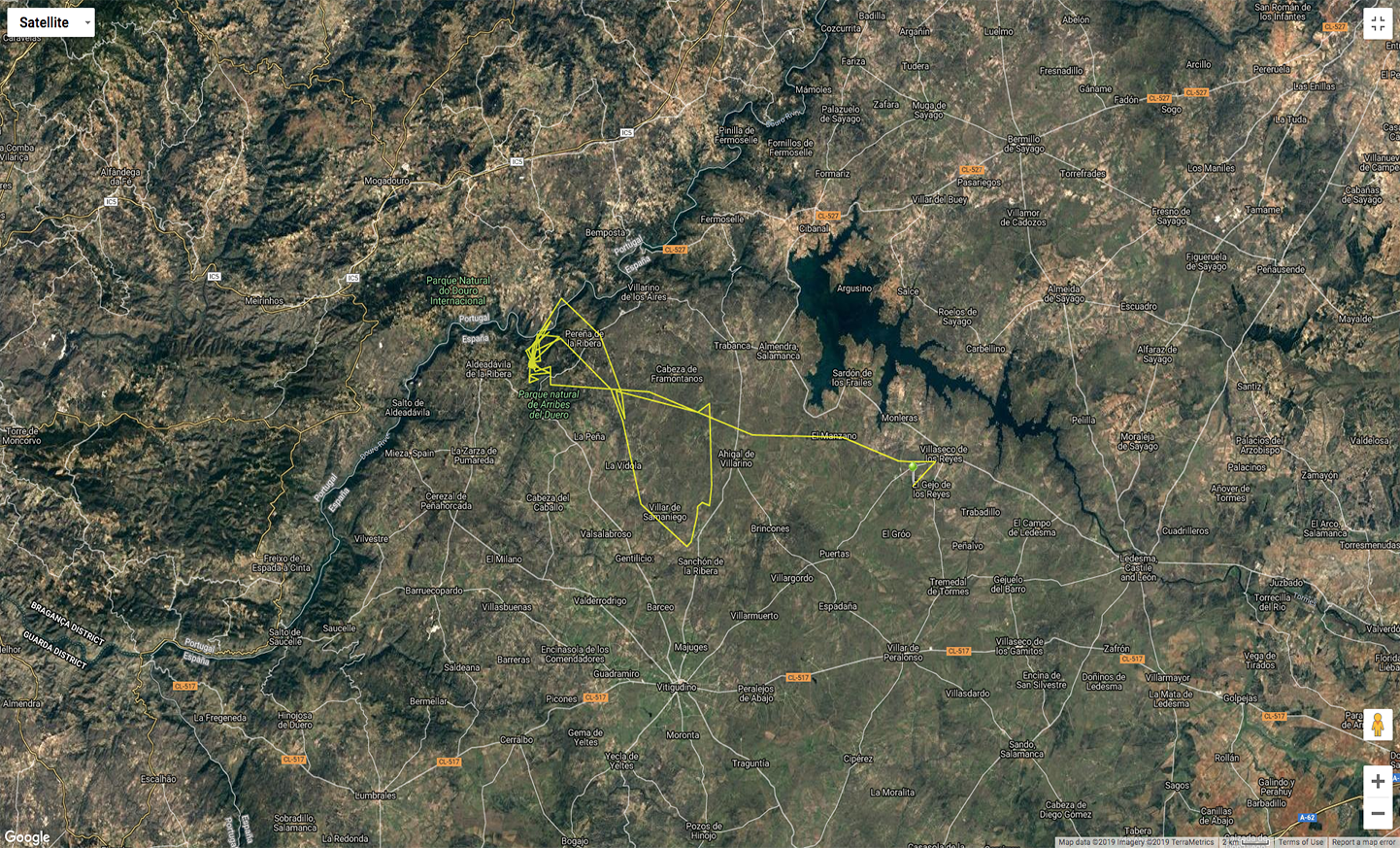 Mapa de navega��o Grifo