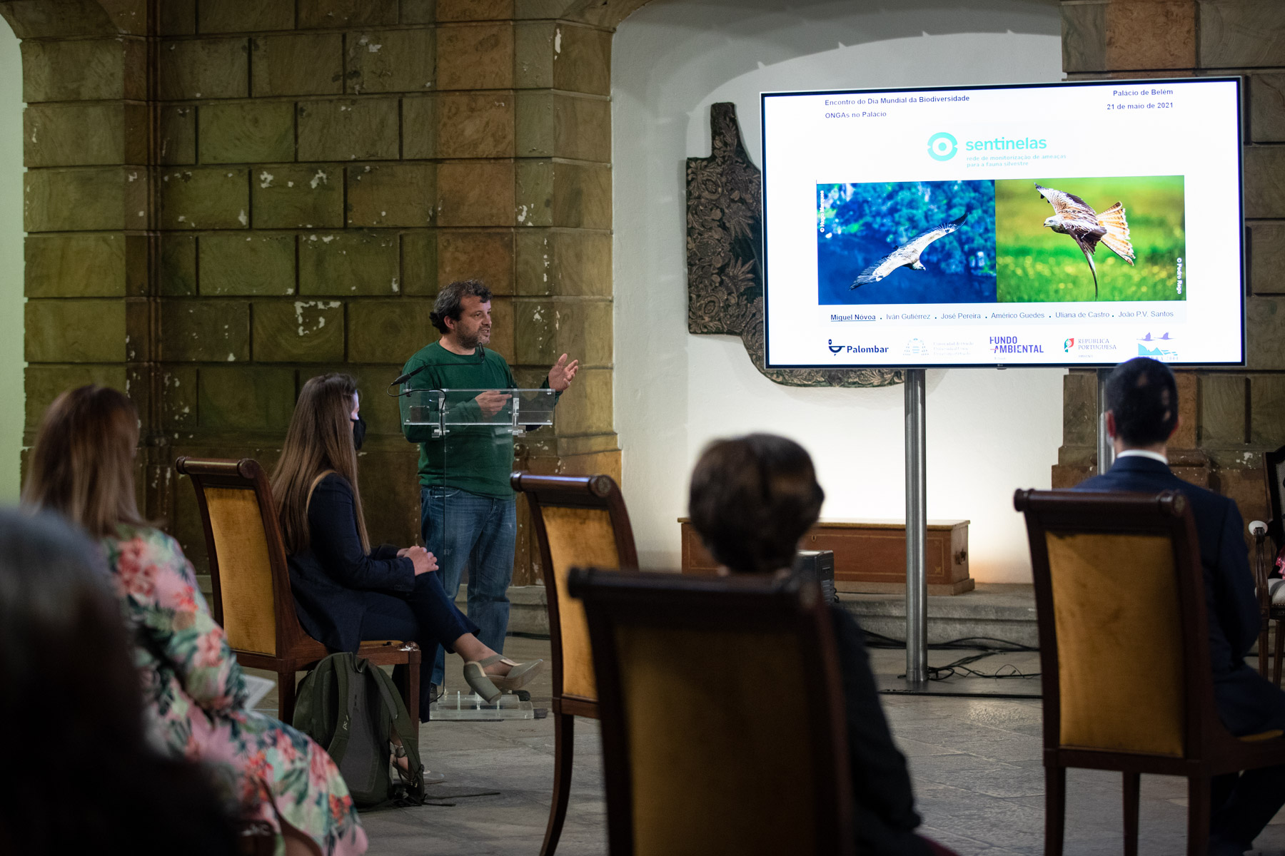 Dia Internacional da Biodiversidade: Palombar apresentou projeto Sentinelas no Pal�cio de Bel�m a convite da Presid�ncia da Rep�blica