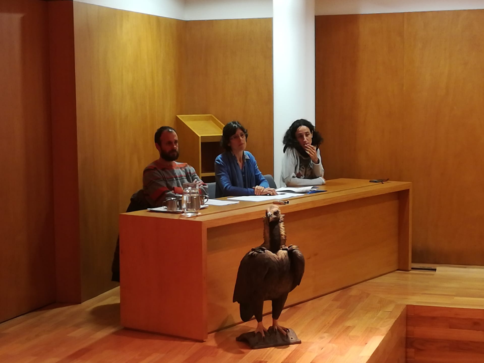 Discuss�o - Moderadora: In�s Barroso - ICNF (centro), Jo�o Santos - Palombar e Patricia Mateo Tom�s - Universidad de Oviedo.
